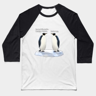 Penguin Tuxedo Joke Baseball T-Shirt